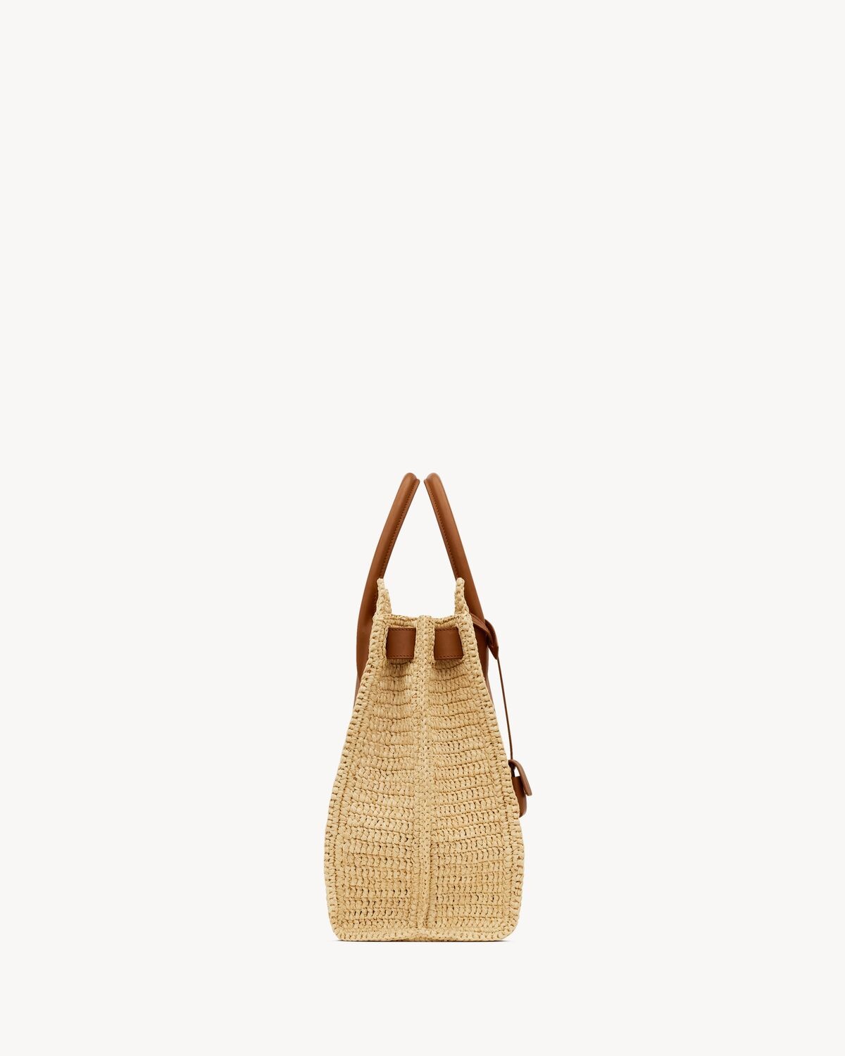 SAC DE JOUR MEDIUM SUPPLE IN RAFFIA AND VEGETABLE-TANNED LEATHER - 3