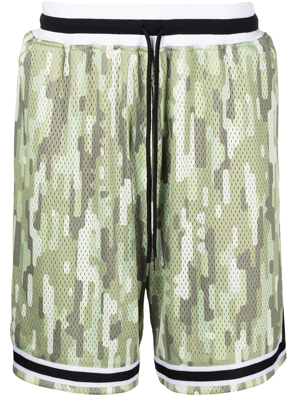 Game abstract-print running shorts - 1