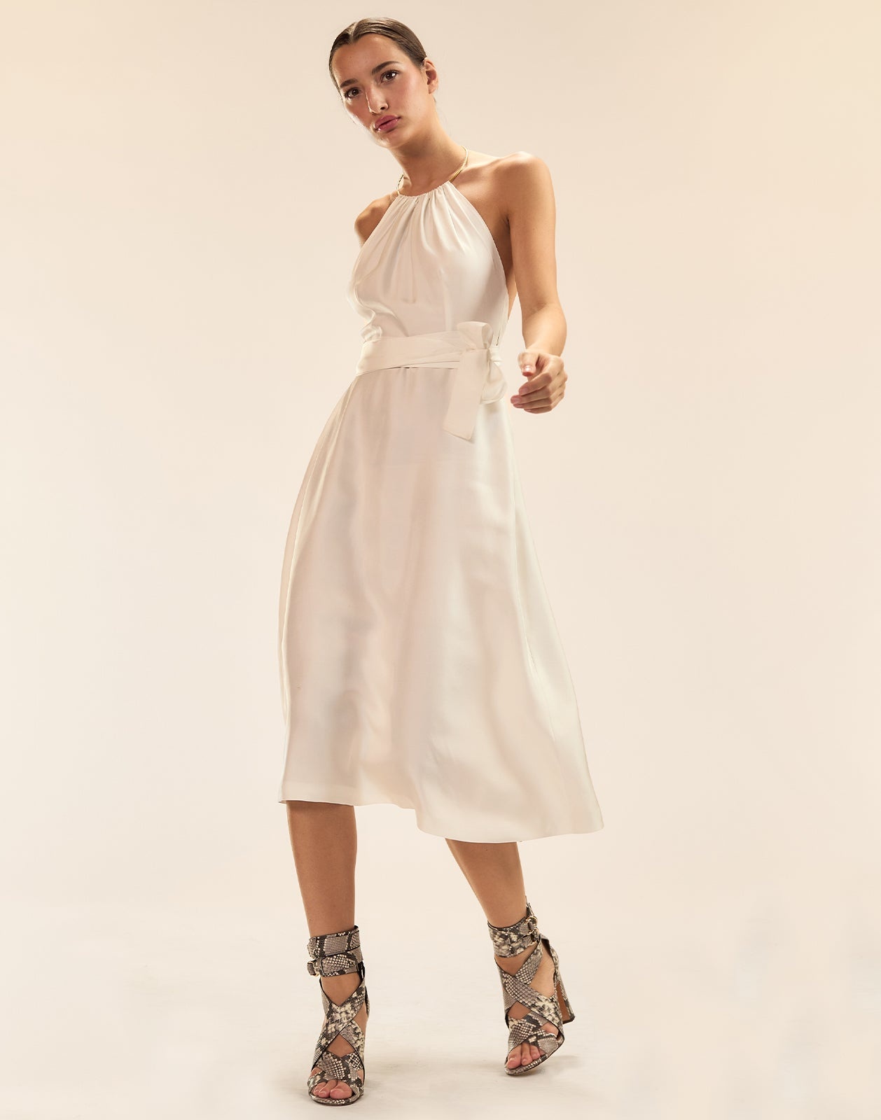 Talita Silk Wrap Dress - 4