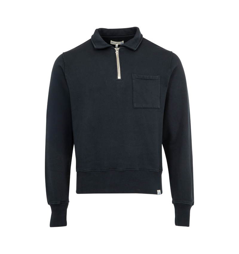 ZIP COLLAR SWEATSHIRT 1