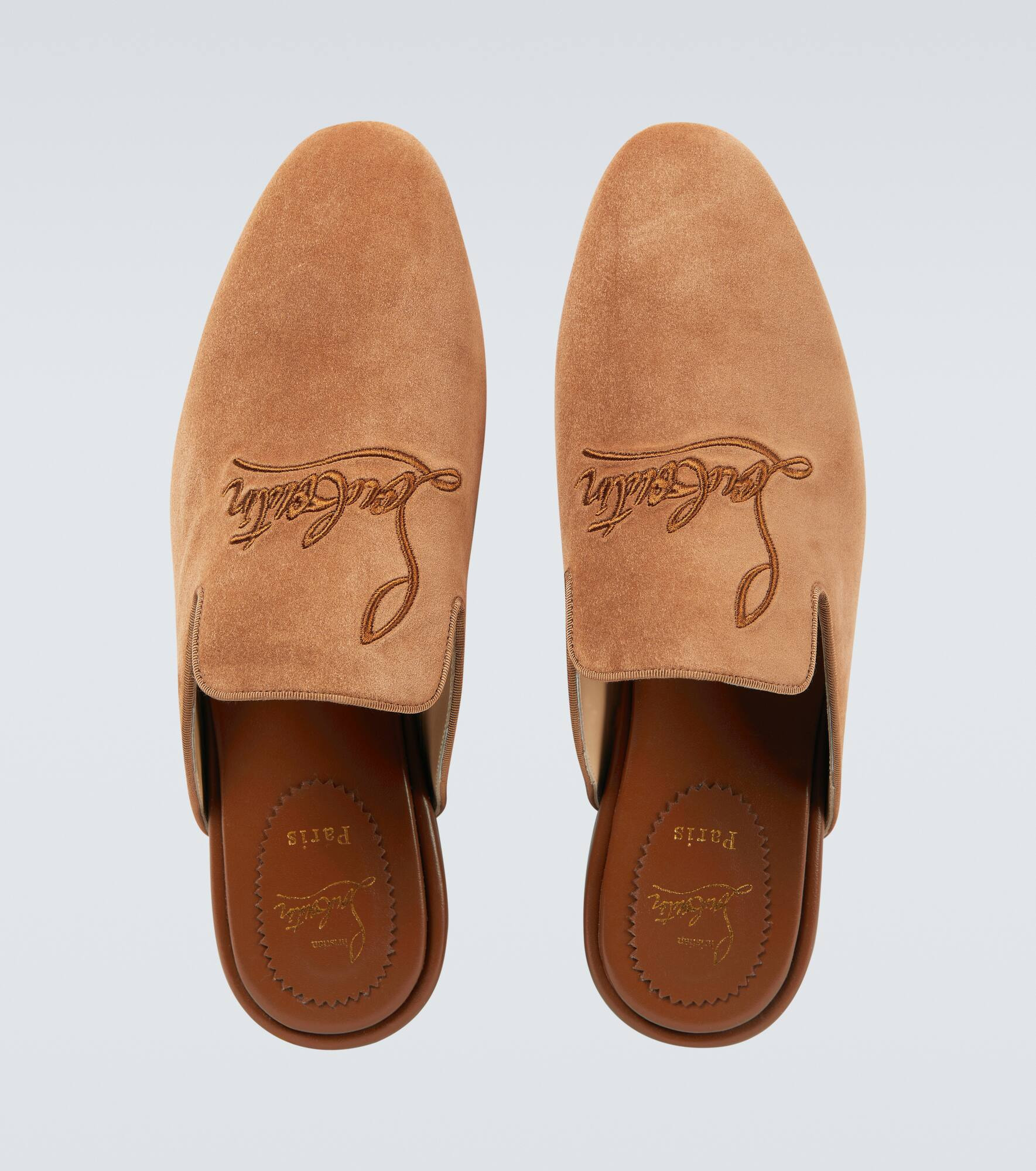 Exclusive to Mytheresa – Navy Coolito Flat mules - 4