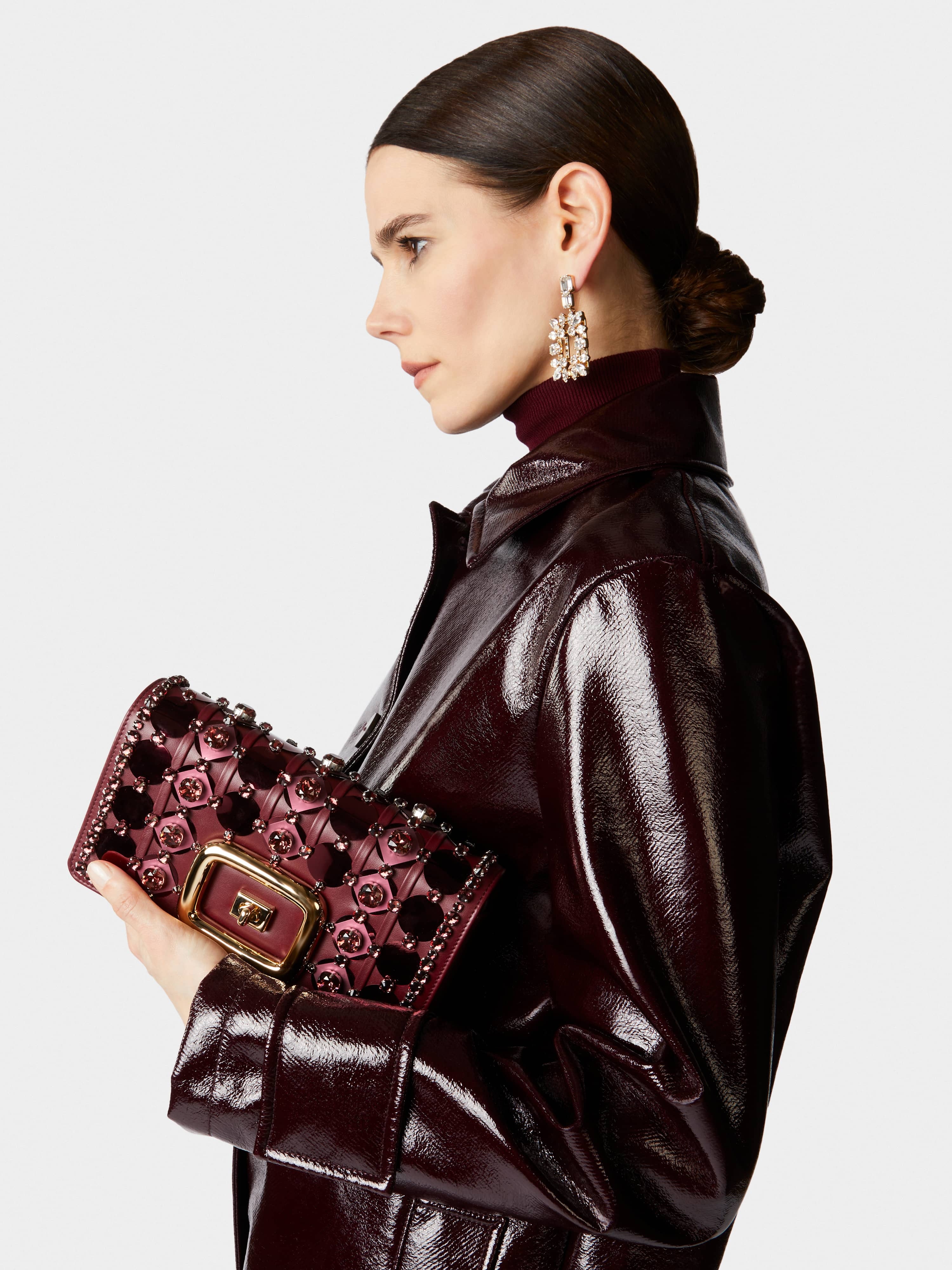 Viv' Choc Disco Mini Bag in Nappa Leather - 2