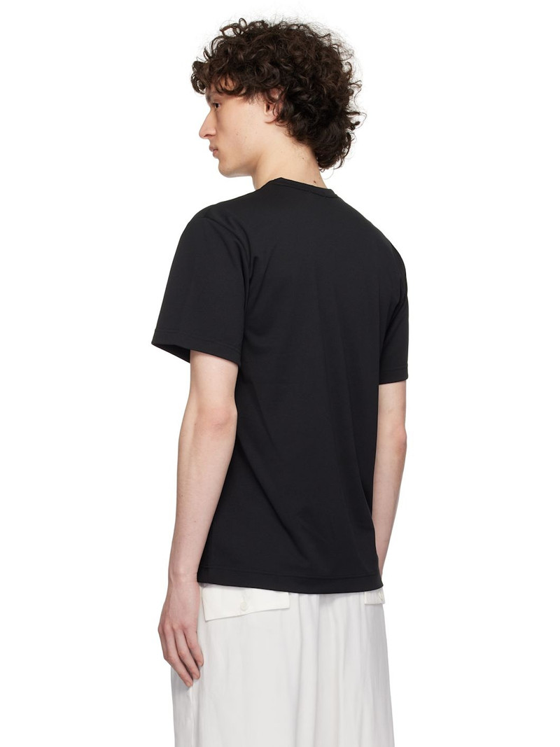 Comme des Garçons Homme Plus Black Polyester Piqué Long Longsleeve T-shirt outlook