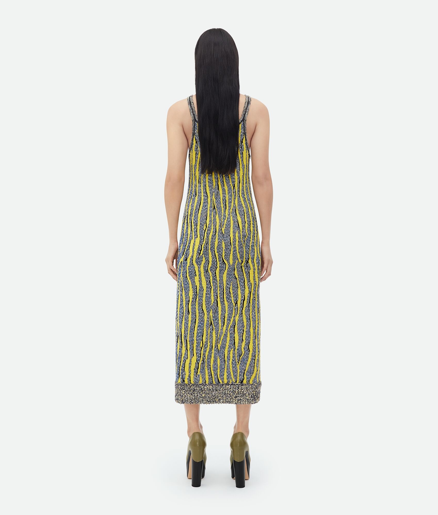 【送料&関税込】Bottega Veneta Embroidered Jacquard Dress Bottega Veneta Embroidered Jacquard Dress With Open Back In