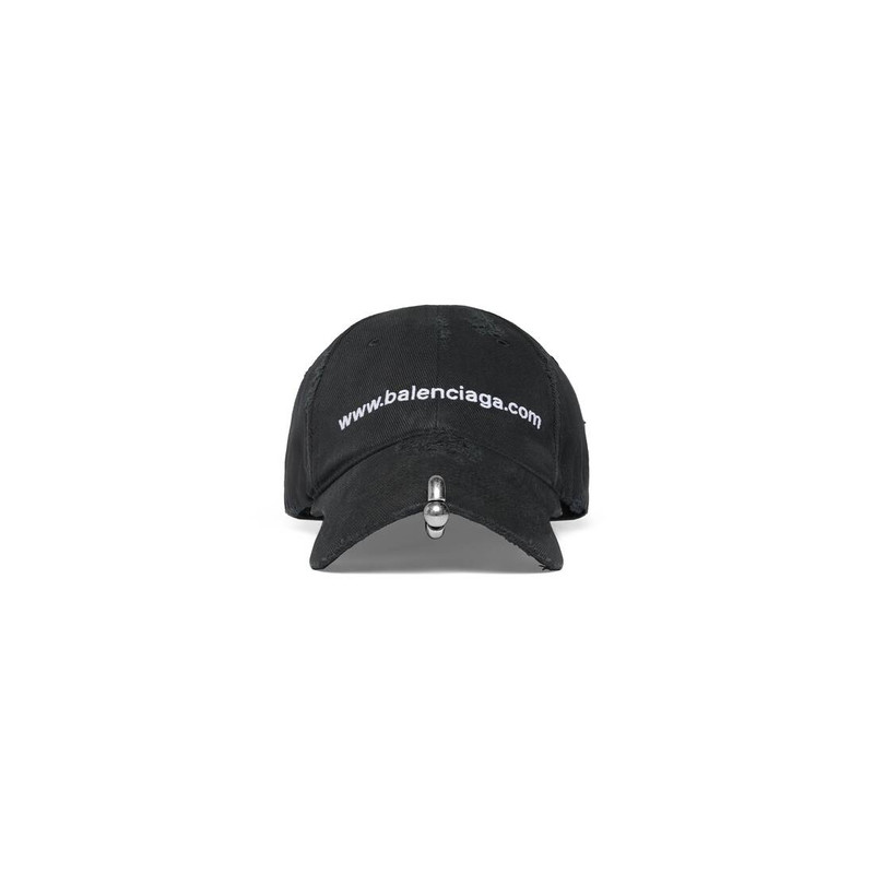 Bal.com Front Piercing Cap in Black Faded 1