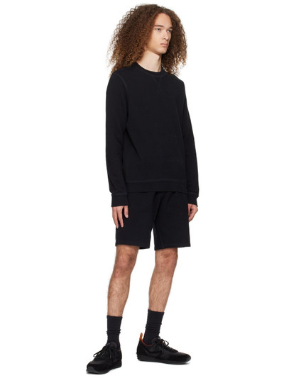 Sunspel Black Relaxed-Fit Shorts outlook