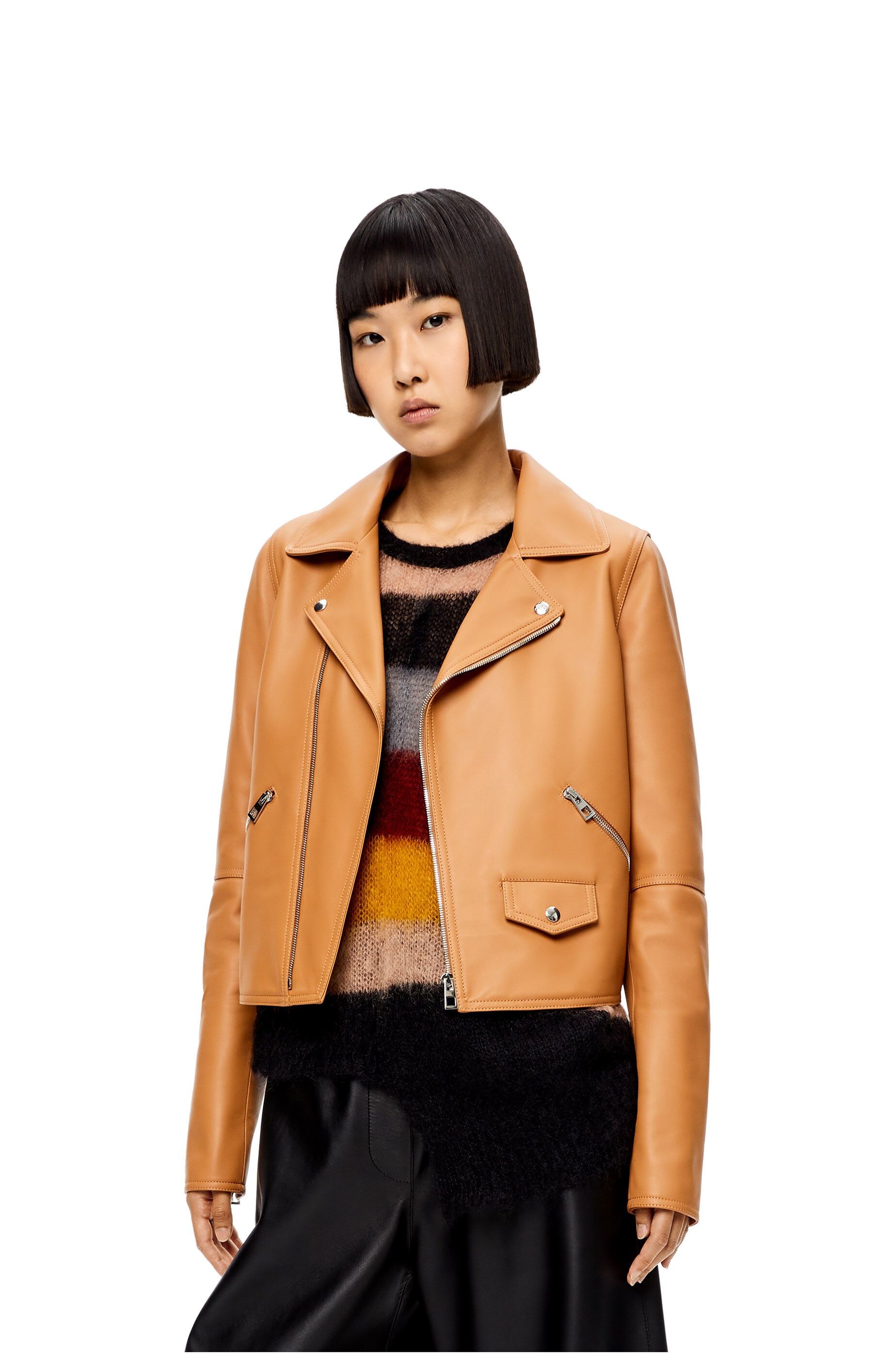 Biker jacket in nappa - 3