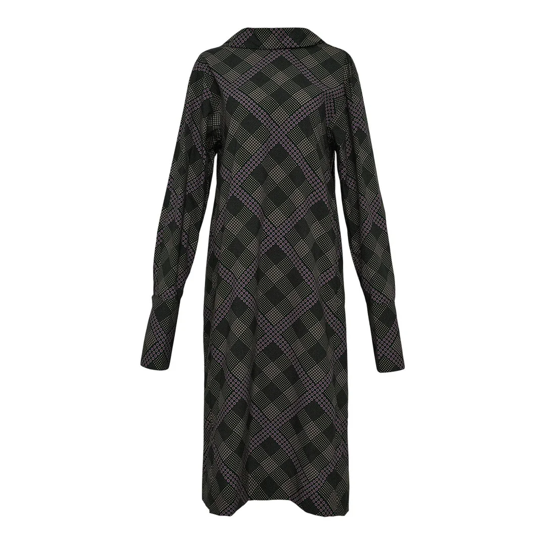 Loose Fit Shirt Dress - 1