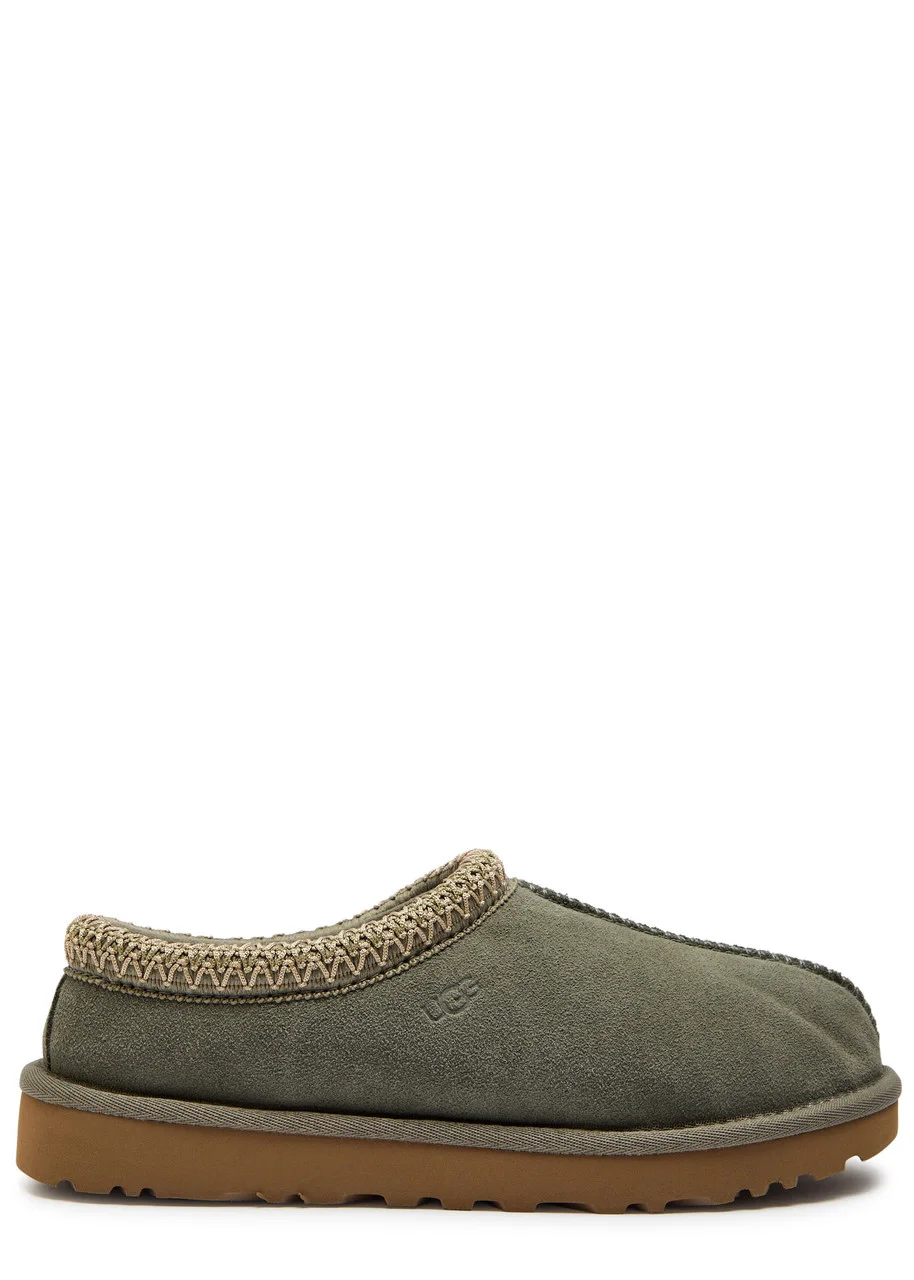 Ugg Tasman Suede Flatform Slippers - 1