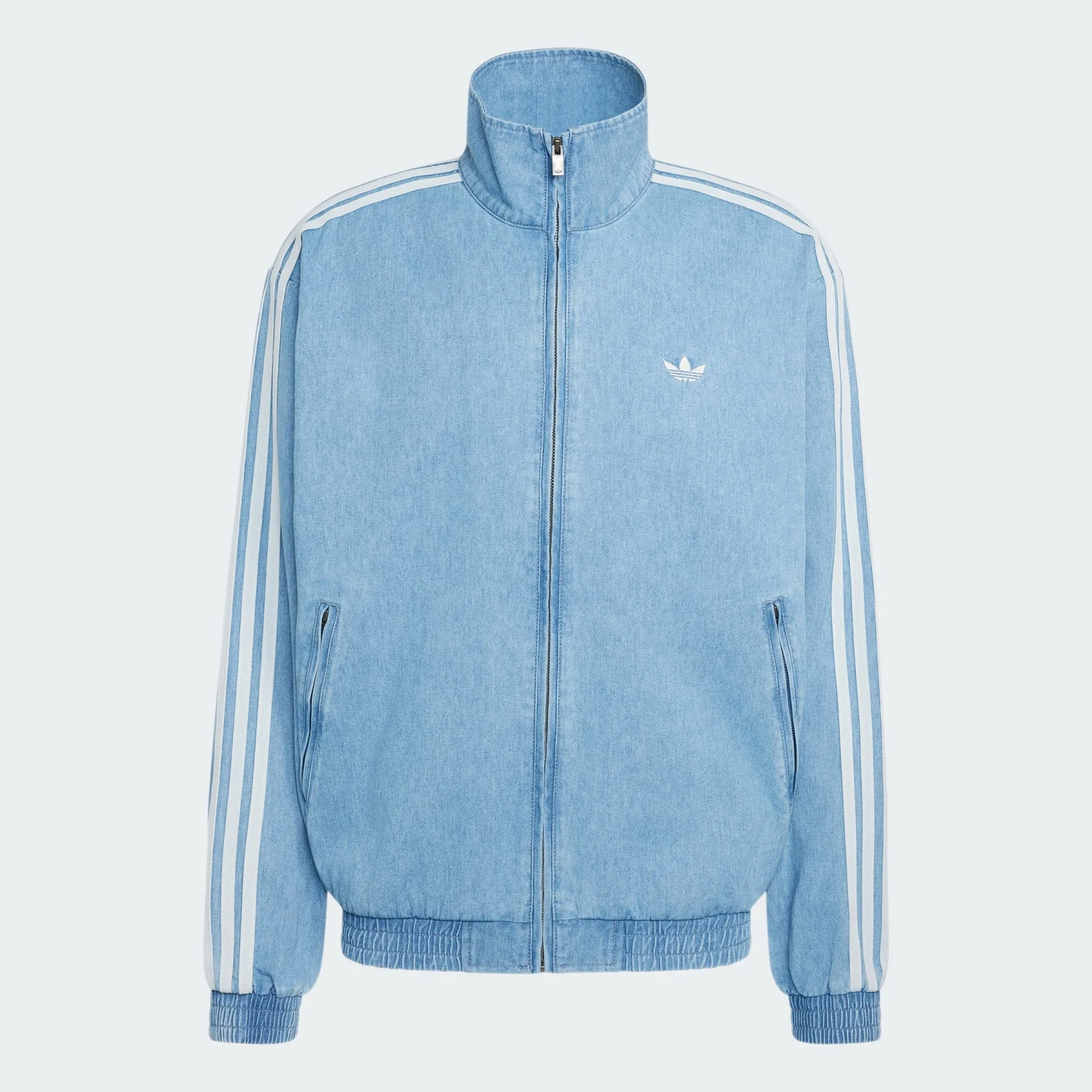 ADIDAS ORIGINALS SUMMER GLOW DENIM FIREBIRD TRACK JACKET - 1