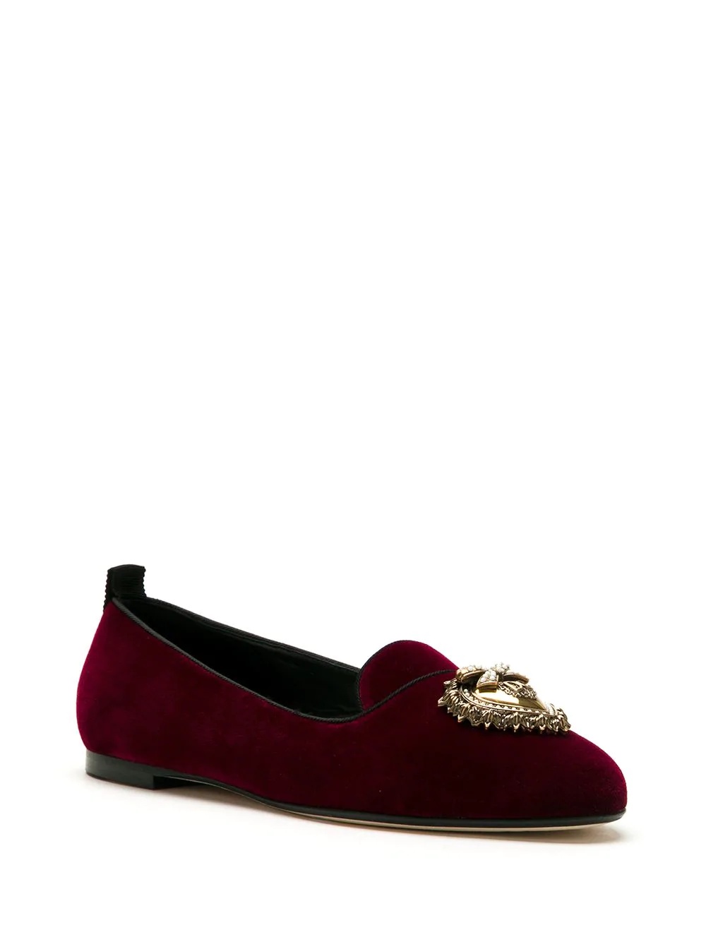 Devotion velvet ballerina shoes - 2