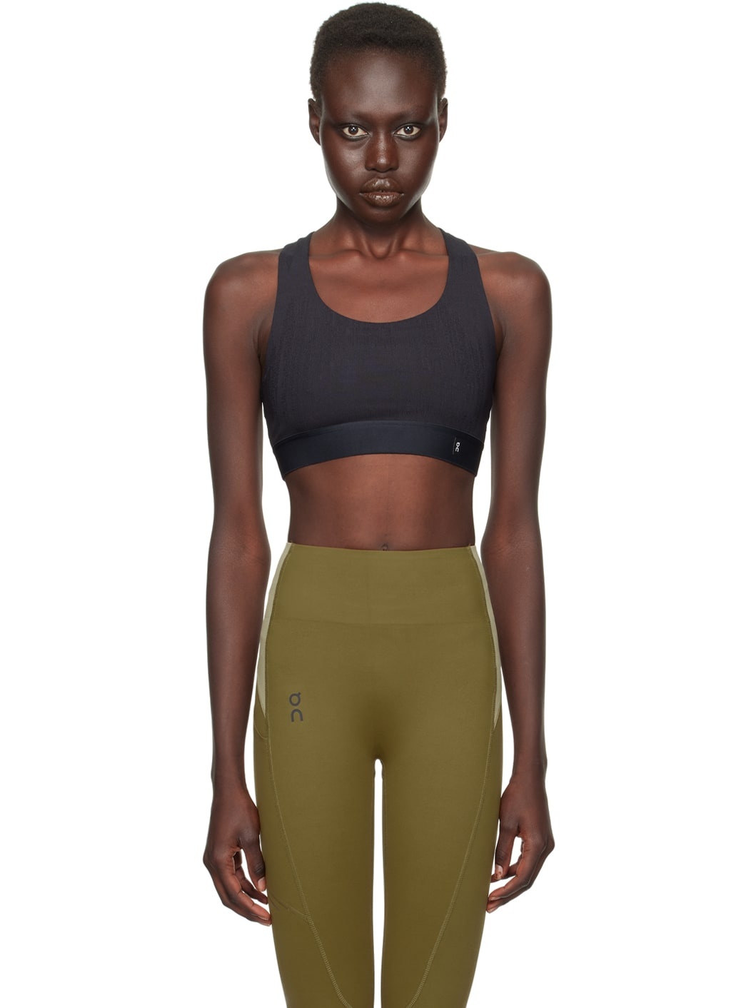 Black Pace Sport Bra - 1
