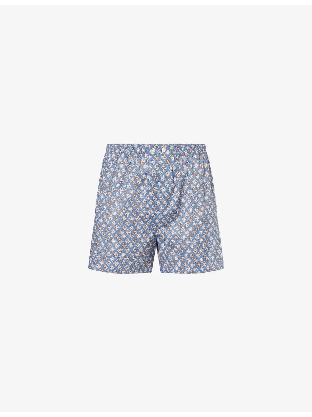 Ledbury Patterned Cotton Boxer Shorts - 1