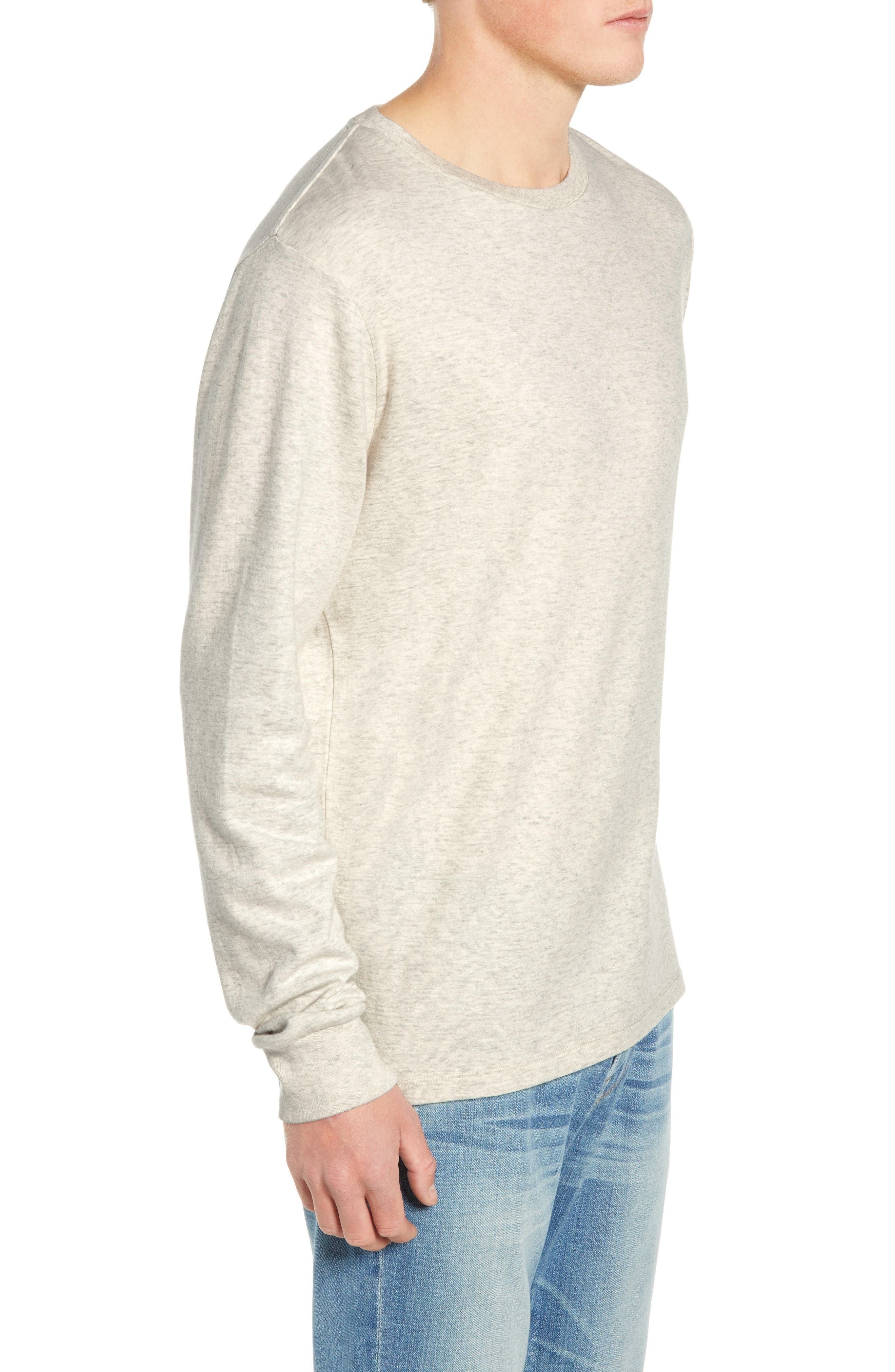 Duo Fold Long Sleeve Cotton T-Shirt - 3