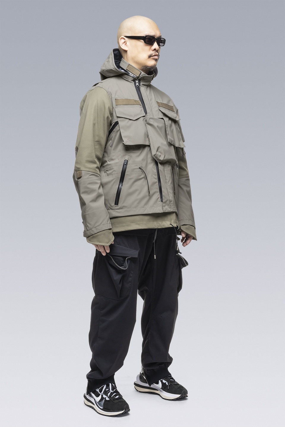 SAC-J2761 sacai / ACRONYM Field Jacket Alpha Green - 2