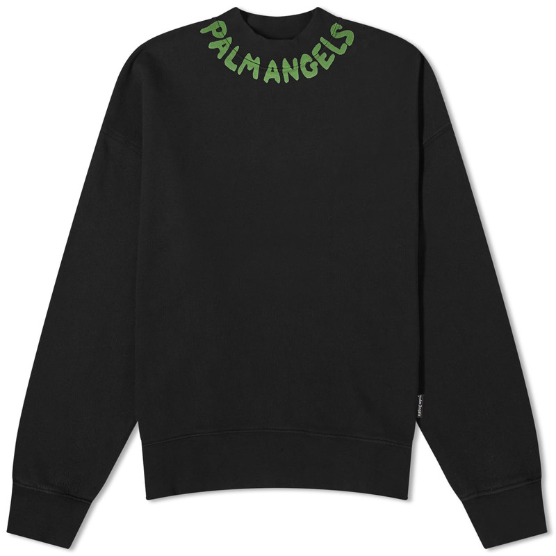 Palm Angels Logo Crew Sweat 1