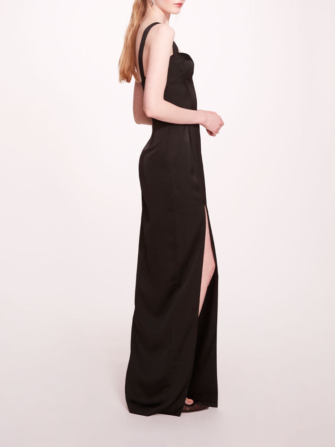 SATIN BUSTIER GOWN - 3
