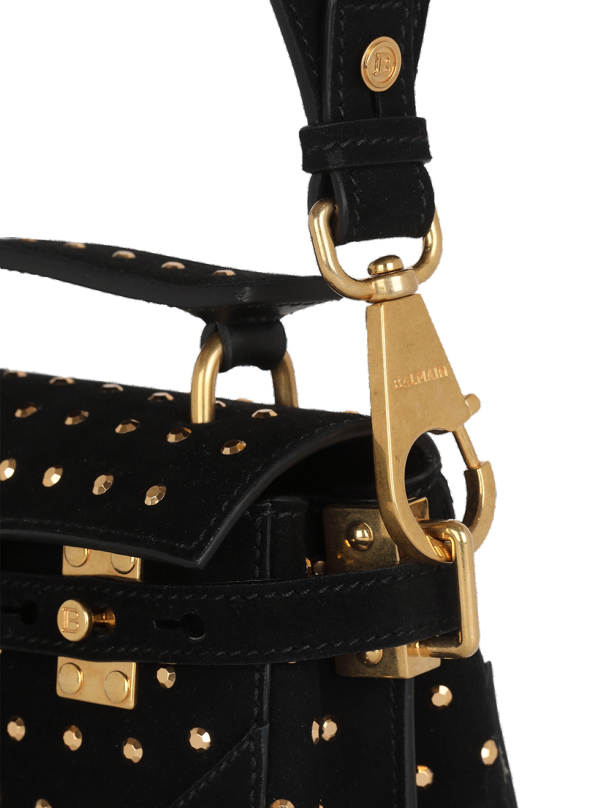 Bicolor leather B-Buzz 19 bag - 8