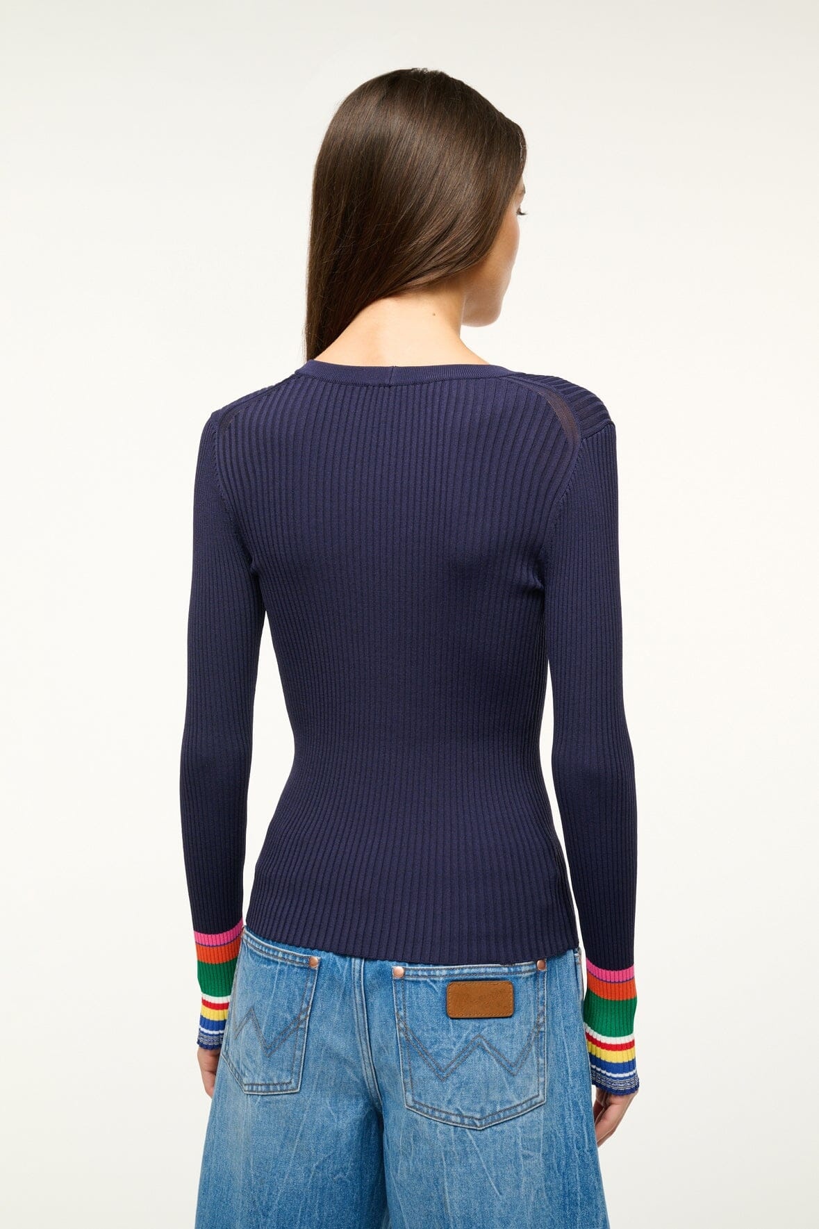 STAUD CARGO SWEATER NAVY MULTI - 2