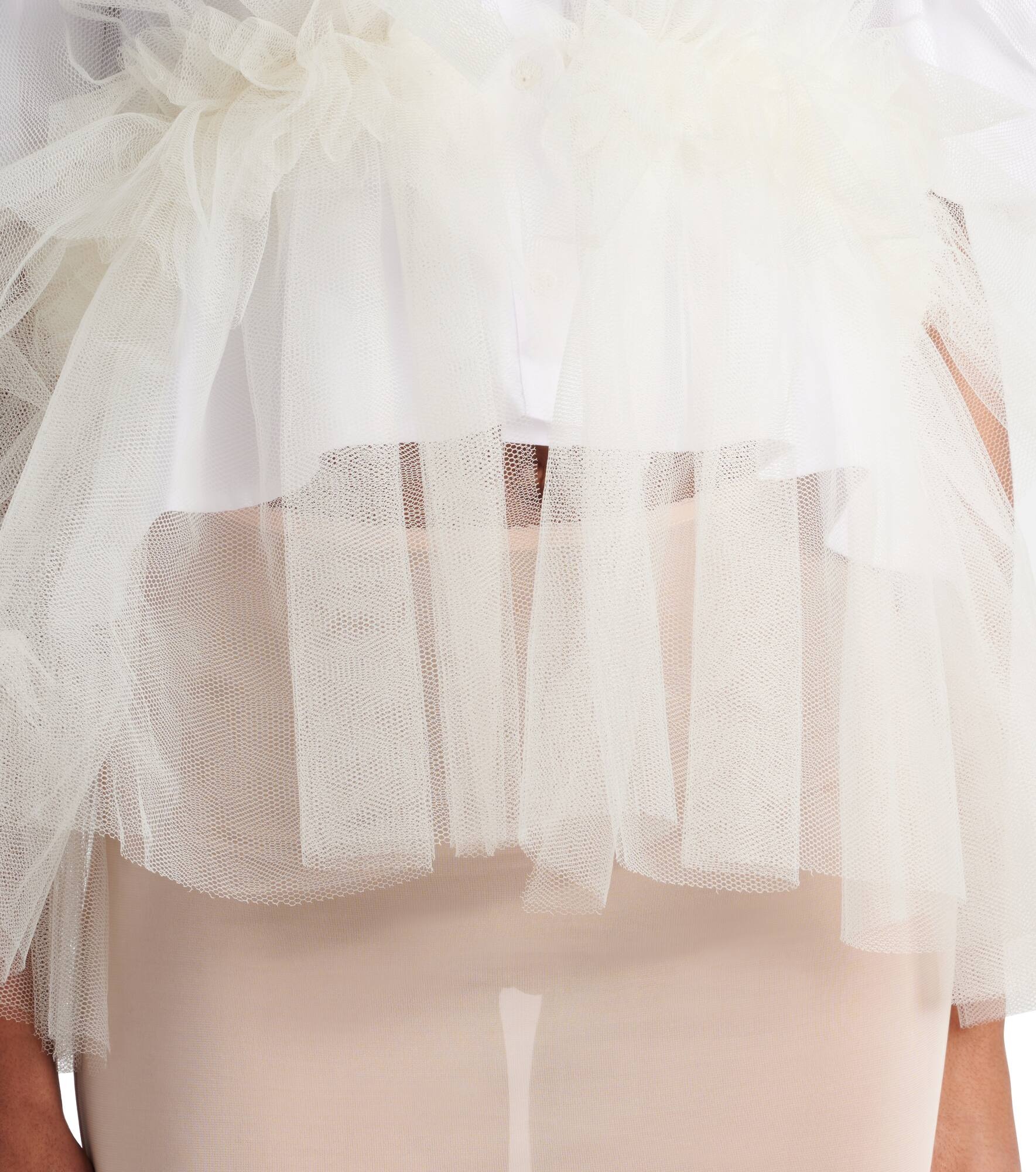 Sheer pencil skirt - 4