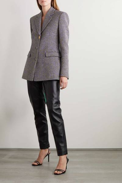 VERSACE Cotton-blend tweed blazer outlook