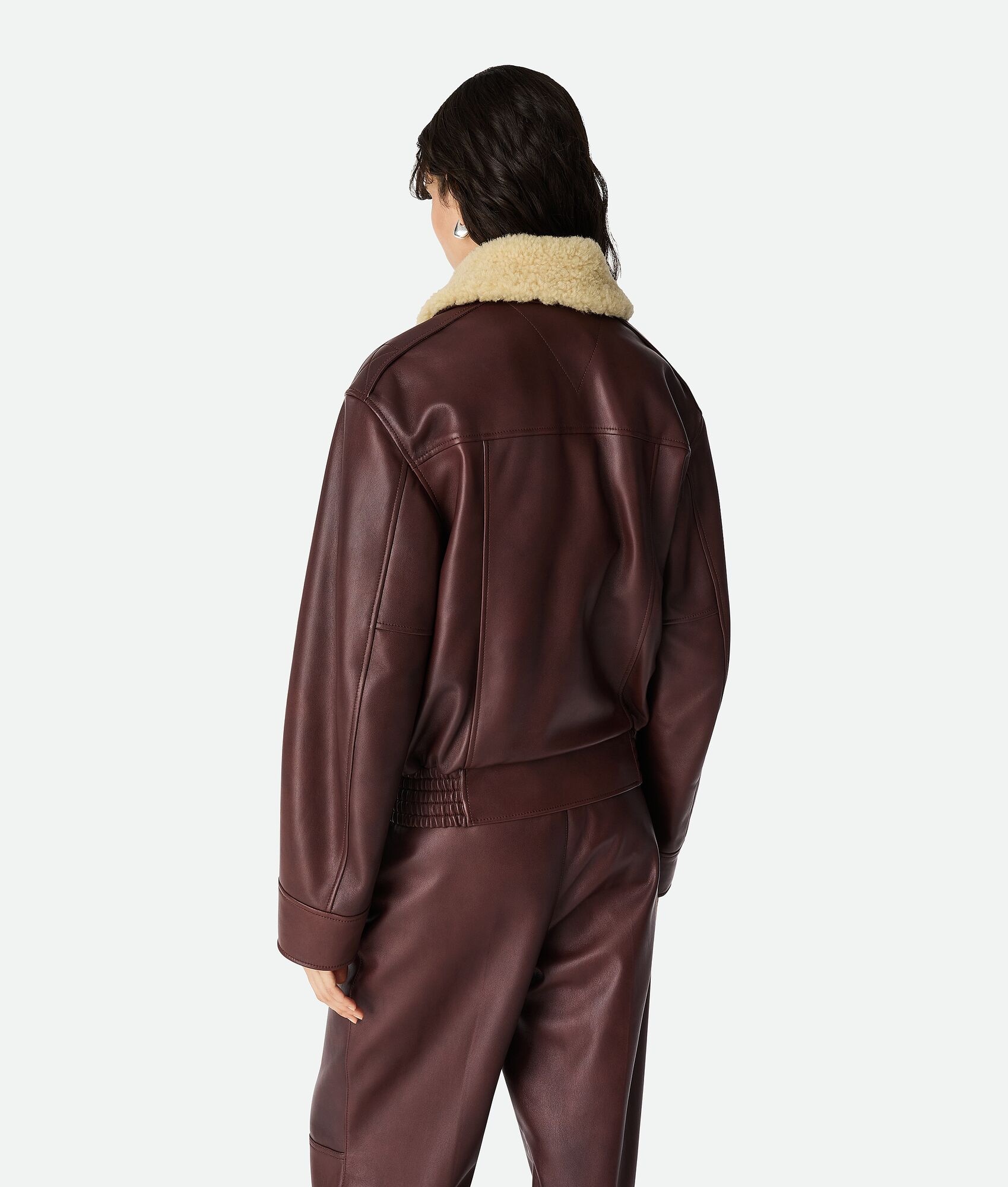 Padded Leather Blouson - 3