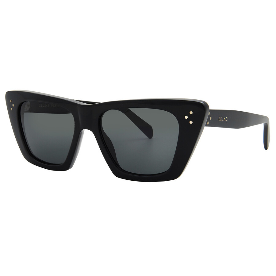 Celine BOLD 3 DOTS Grey Smoke Cat Eye Ladies Sunglasses CL40187I 01A 51 - 3