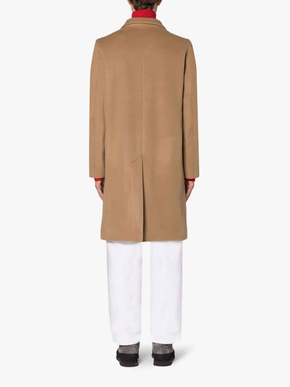 NEW STANLEY BEIGE WOOL & CASHMERE COAT - 3