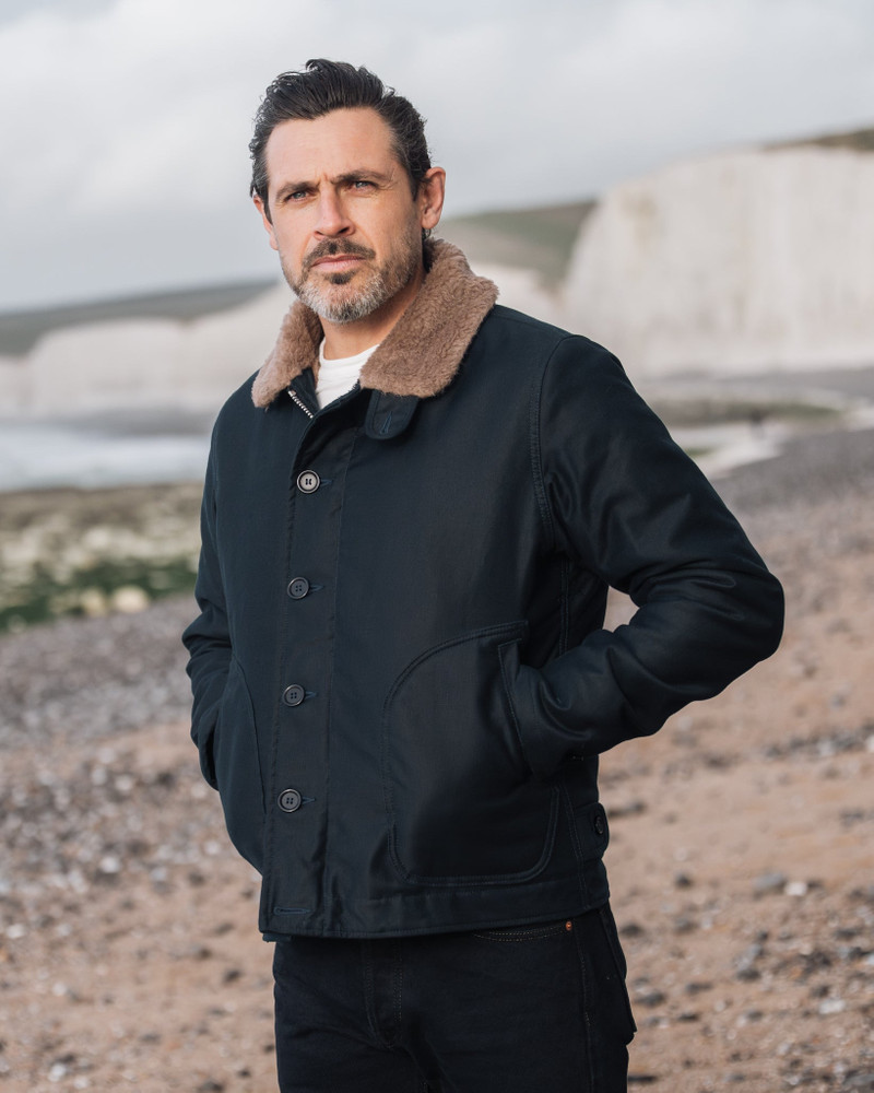 WHIPCORD N1 DECK JACKET - NAVY 5