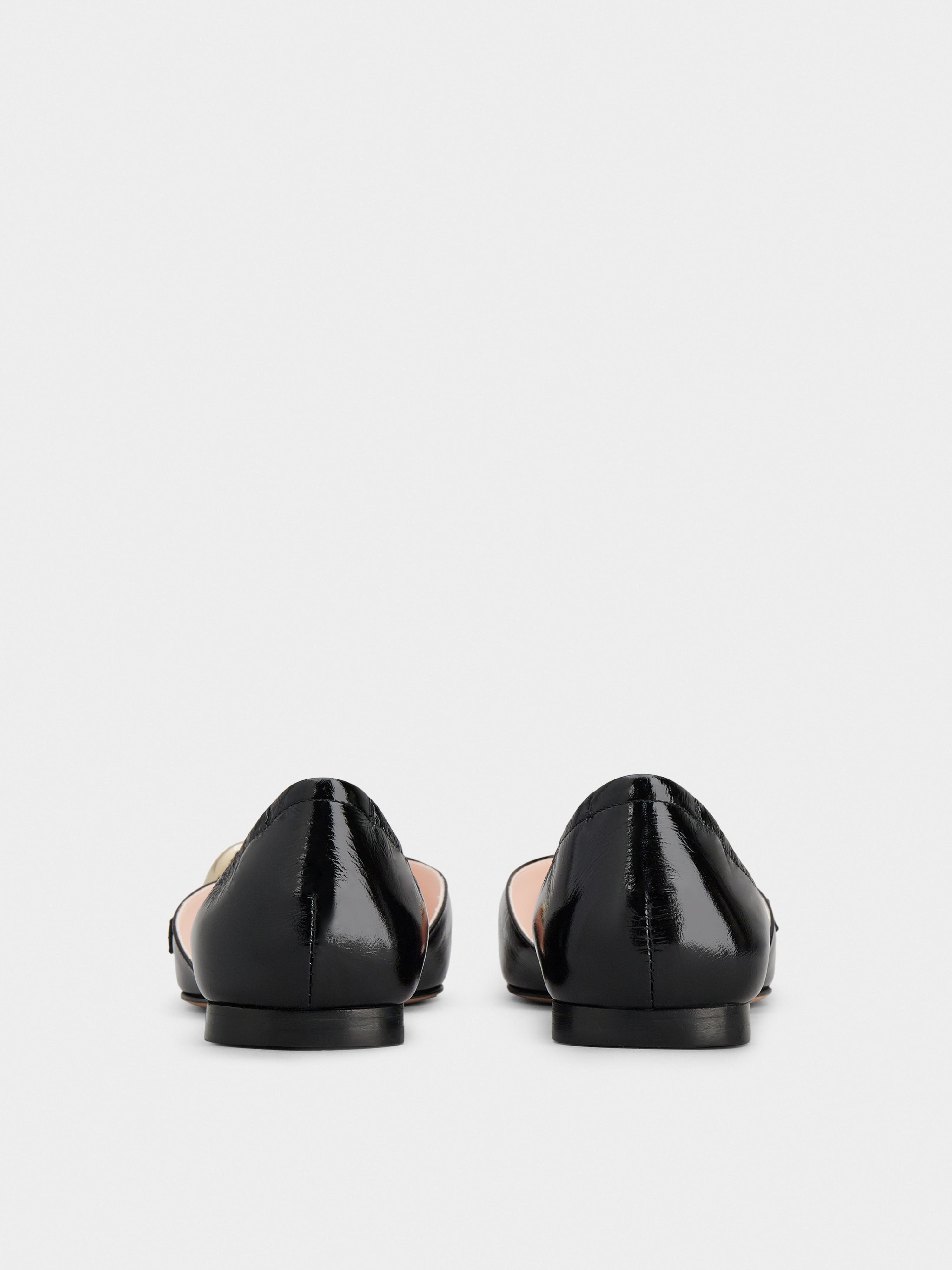 Viv' Canard D'Orsay Ballerinas in leather - 5