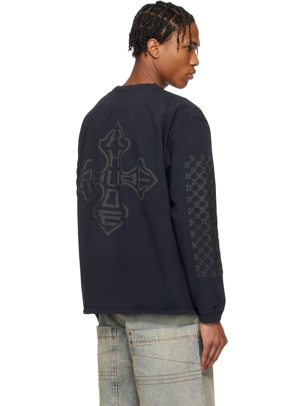 Black Cross LS T-shirt - 3
