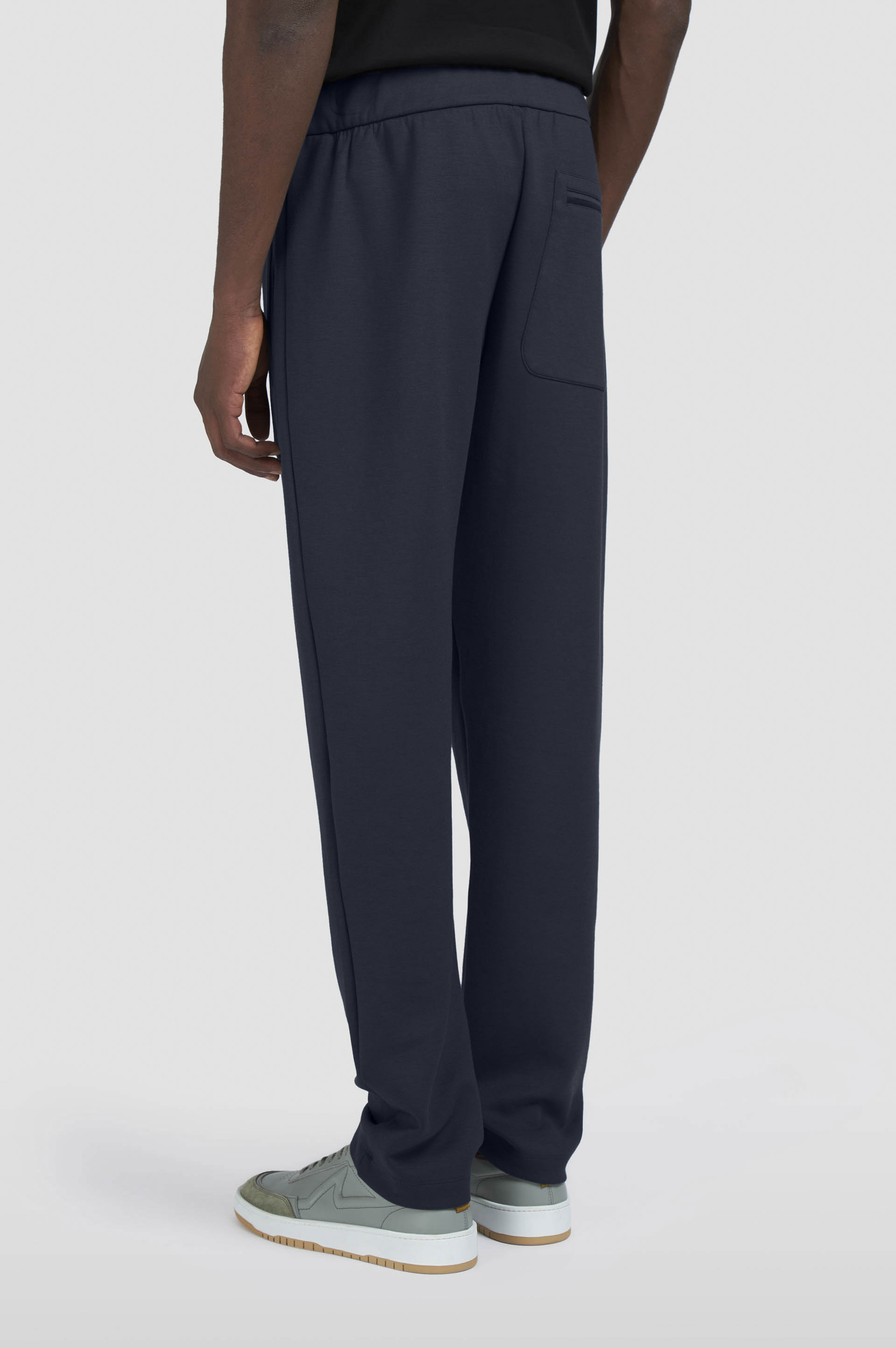 SUPIMA® COTTON TRACKPANTS WITH SHARK FIN EMBROIDERY - 3