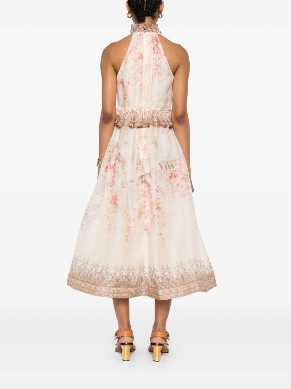 Illuminate Halter midi dress - 4