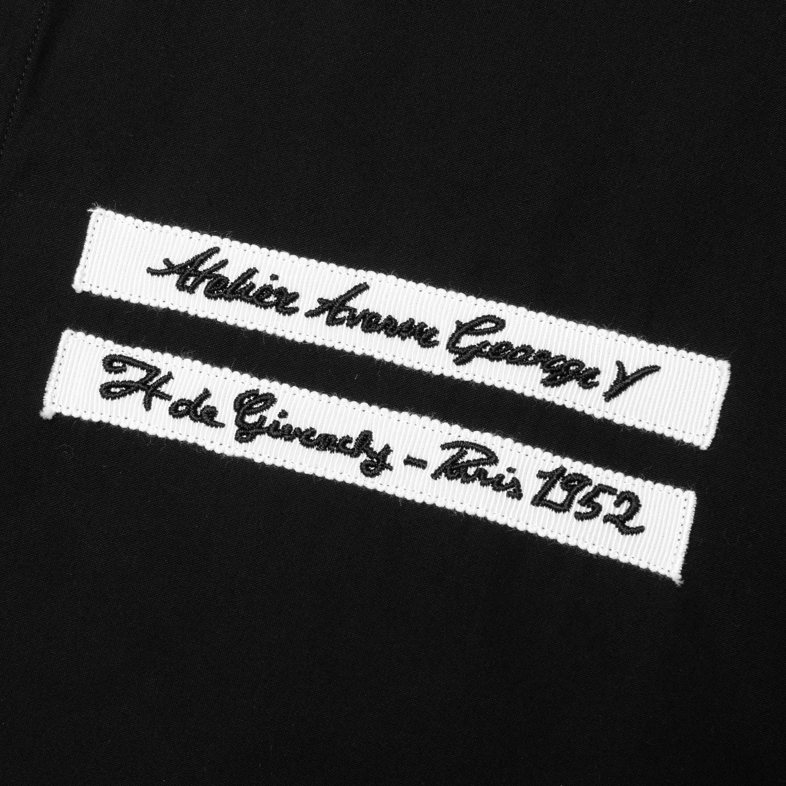 GROS GRAIN IN POPLIN SHIRT - BLACK - 4