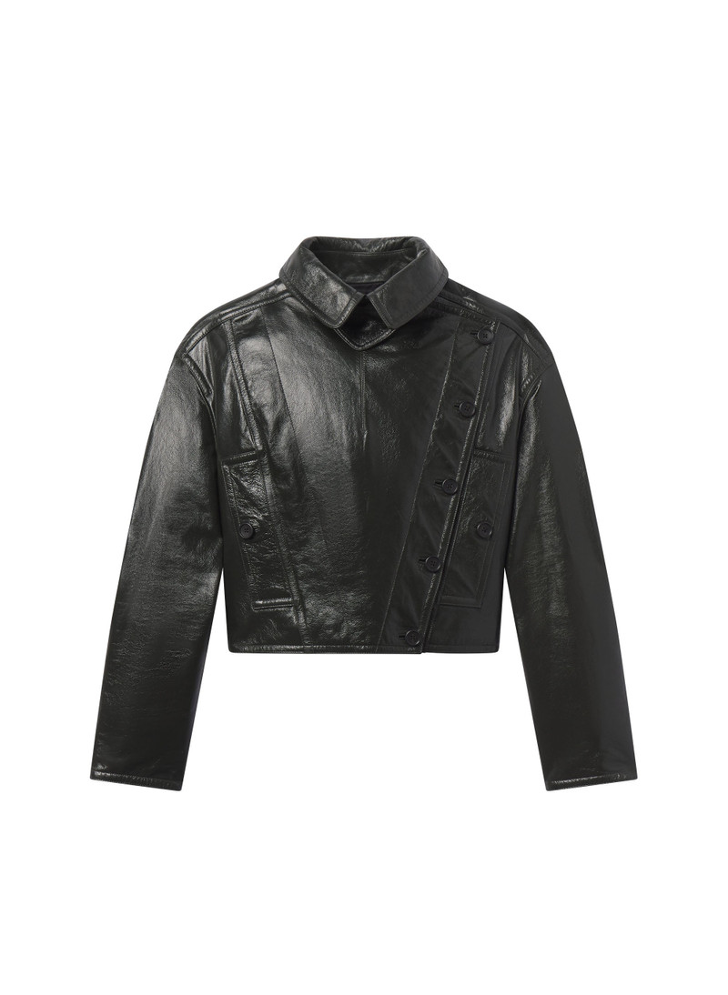 Eli Glossy Leather Jacket 1