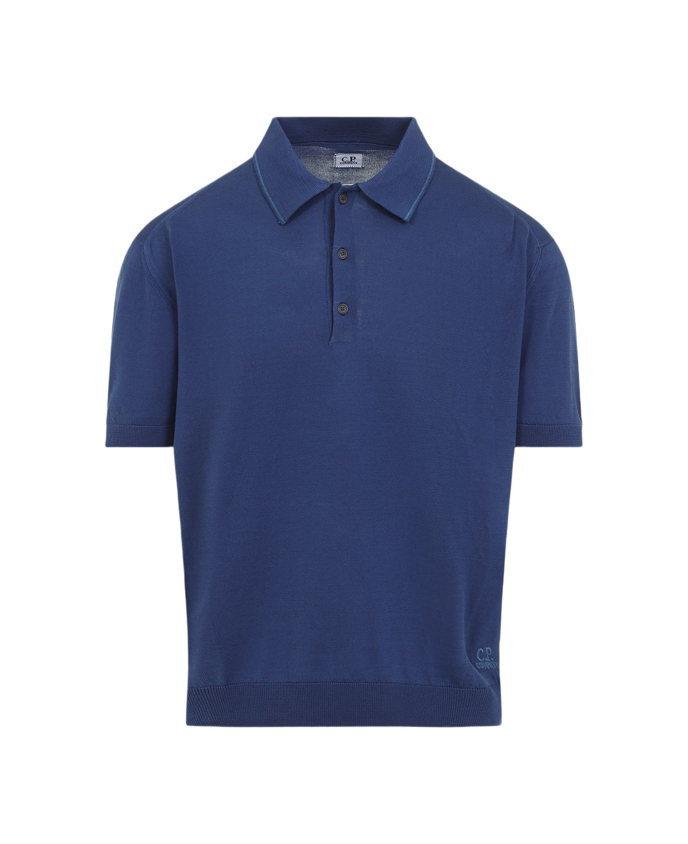 Buttoned Knit Polo - 1