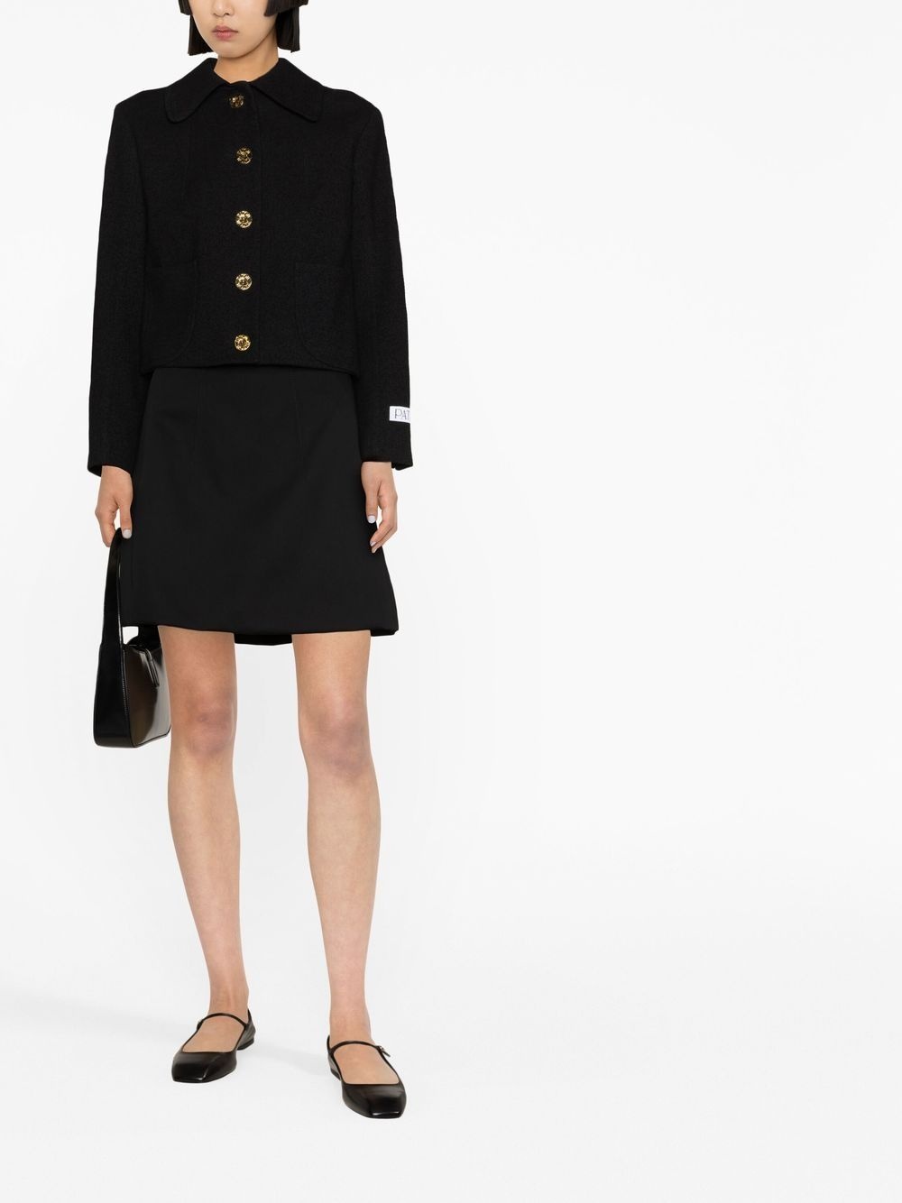 cropped tweed jacket - 3