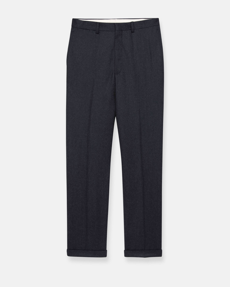 J. PRESS MADE-IN-CANADA DARK BLUE WOOL FLANNEL TROUSER outlook