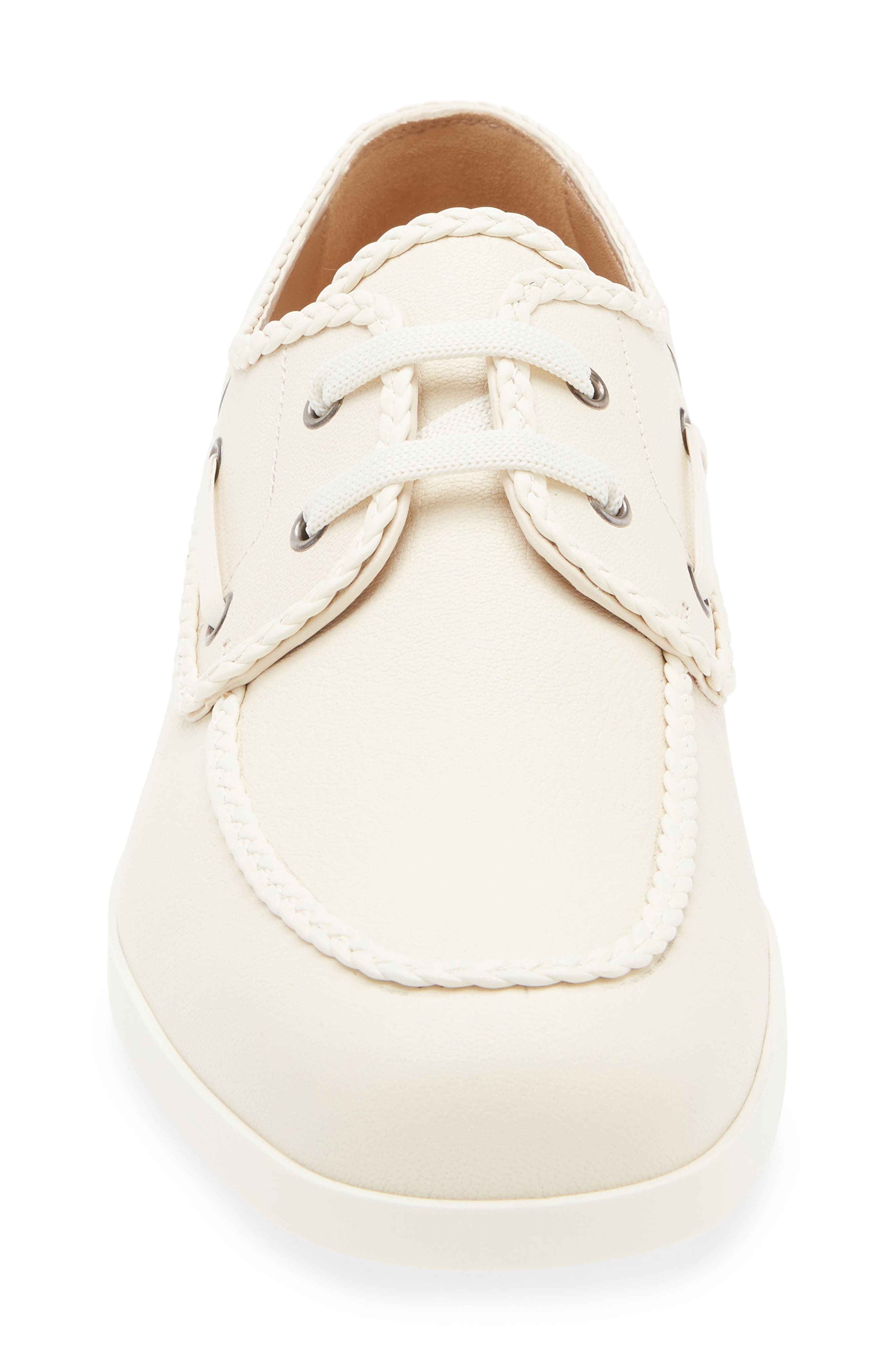 Valentino Garavani Palm Avenue Boat Shoe in Ivory at Nordstrom - 4