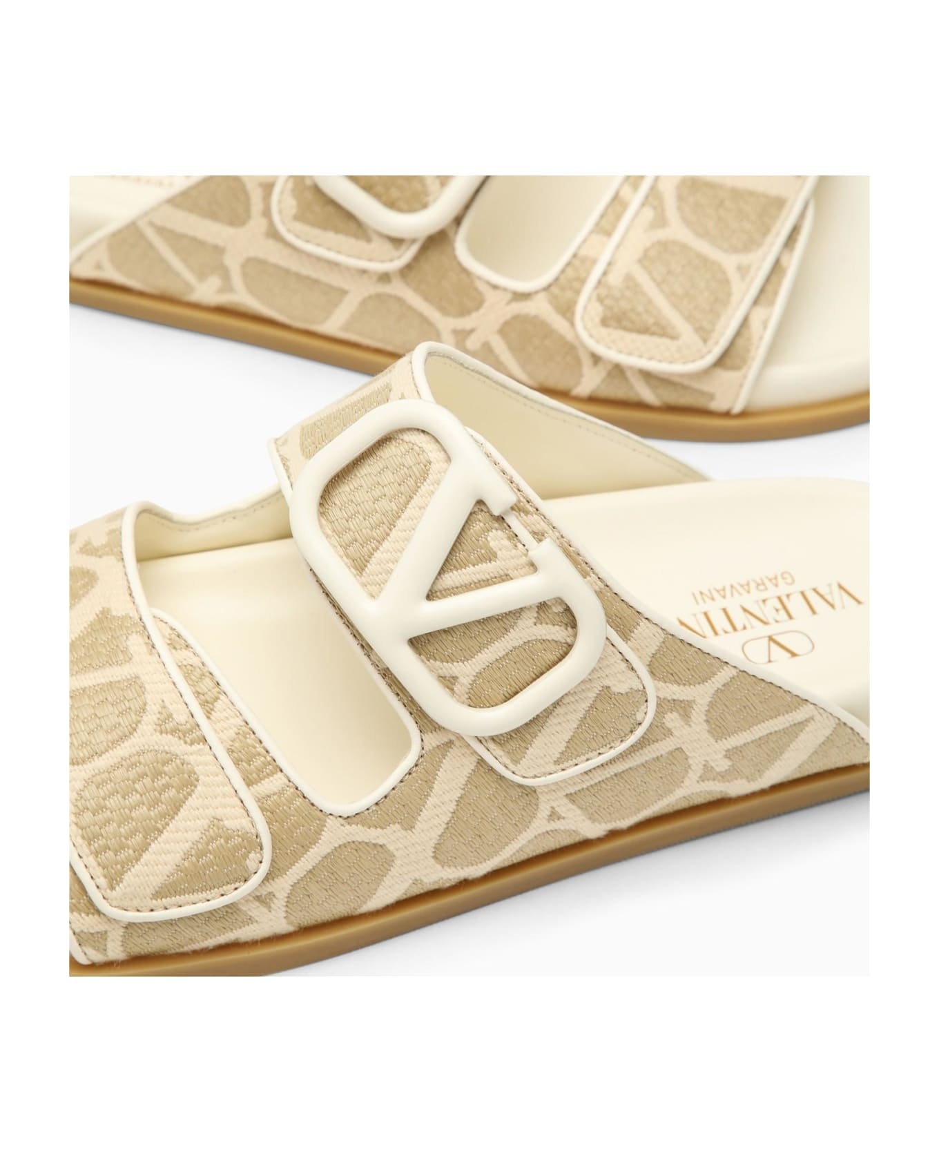 Sandal Toile Iconographe Beige/ivory - 5