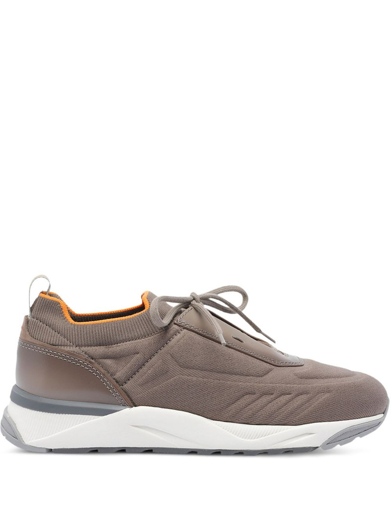 knitted lace-up sneakers 1