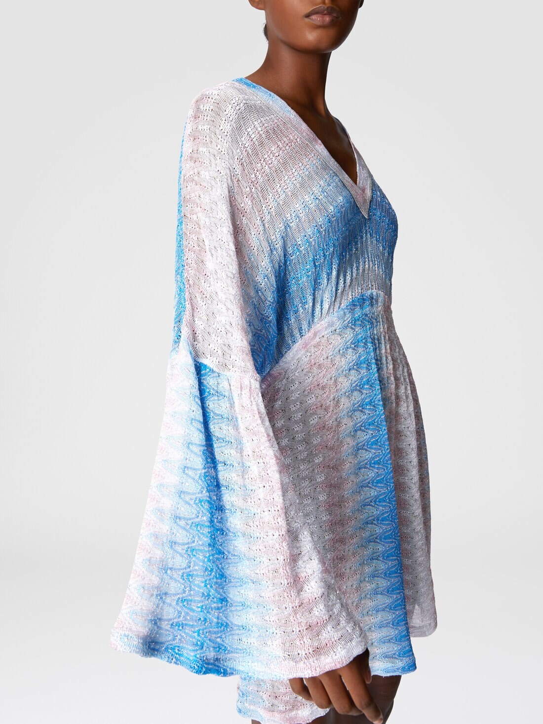 Short cover-up with dégradé lace - 4