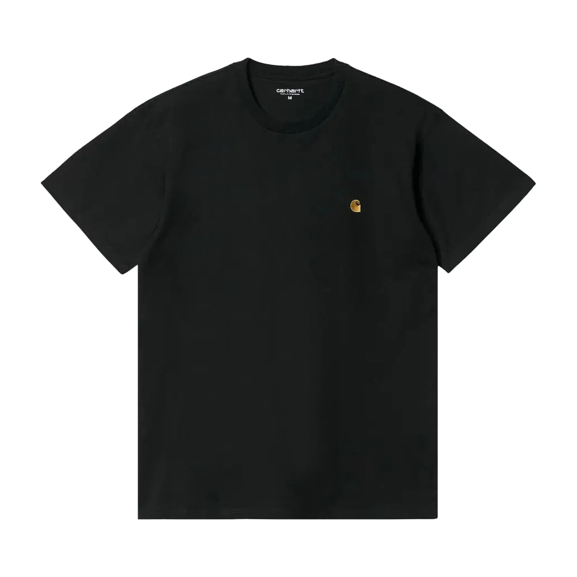 Carhartt WIP Short-Sleeve Chase T-Shirt 'Black/Gold' - 1