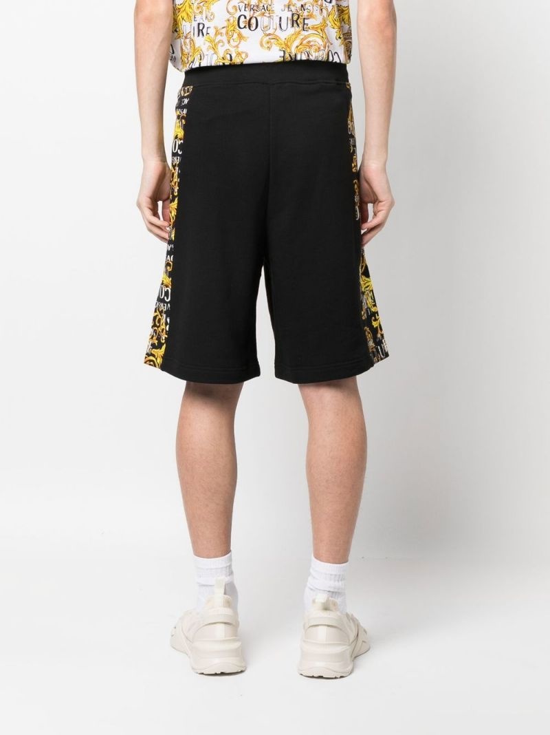 side baroque-print bermuda shorts - 4