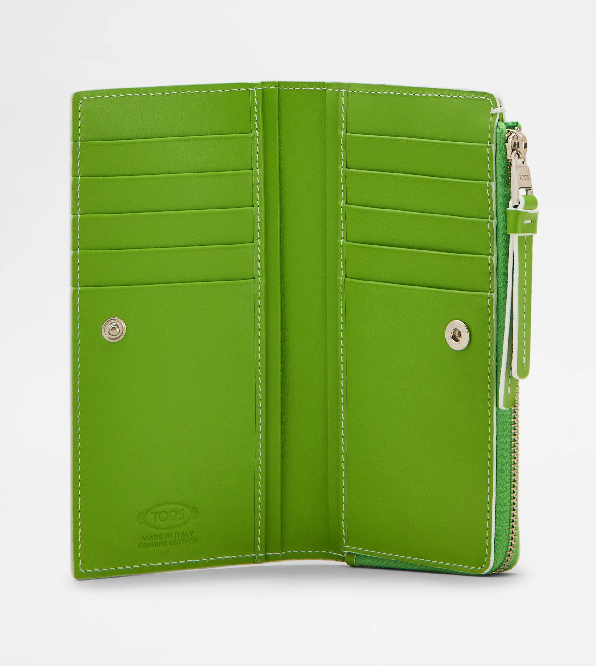 WALLET IN LEATHER - GREEN - 4