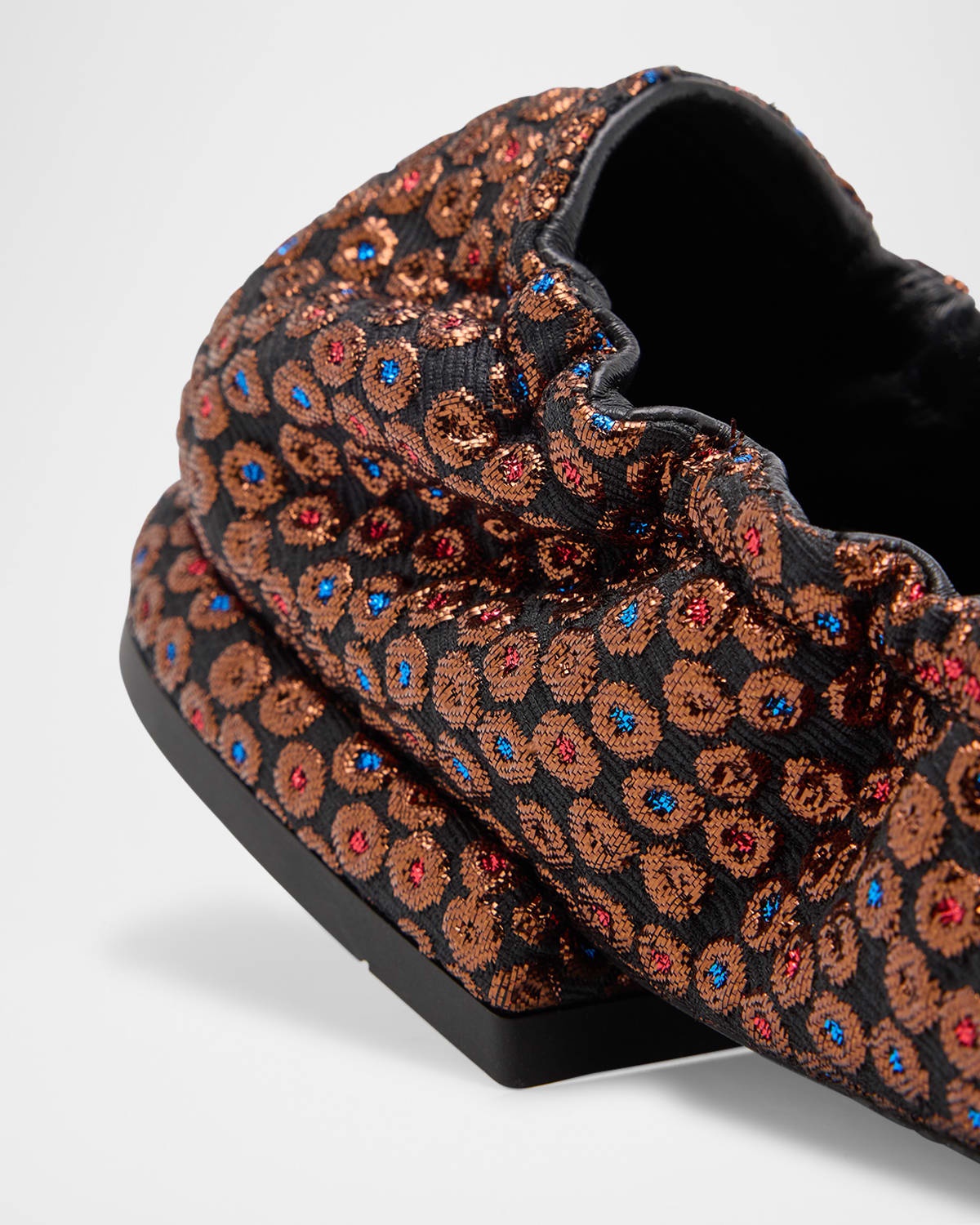 Fabric Multi Ballerina Flats - 4