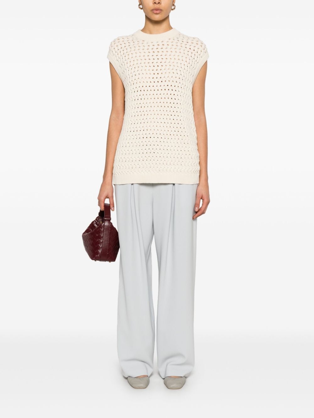 pleated crepe trousers - 2