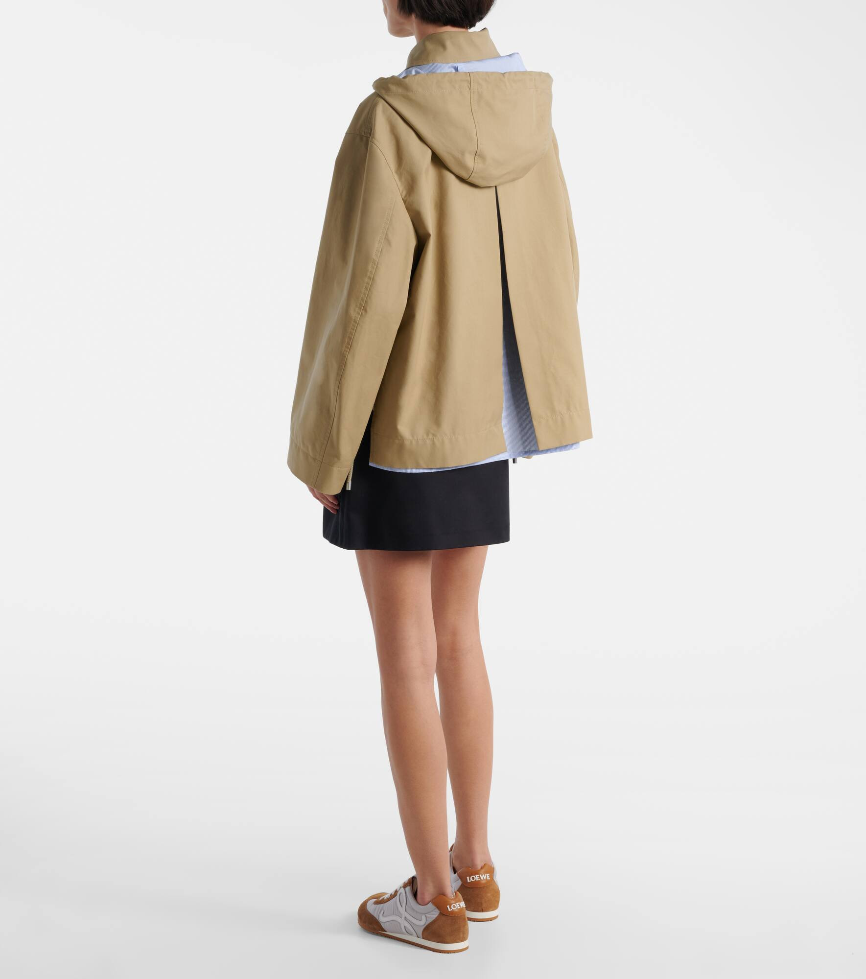 Anagram cotton gabardine jacket - 3