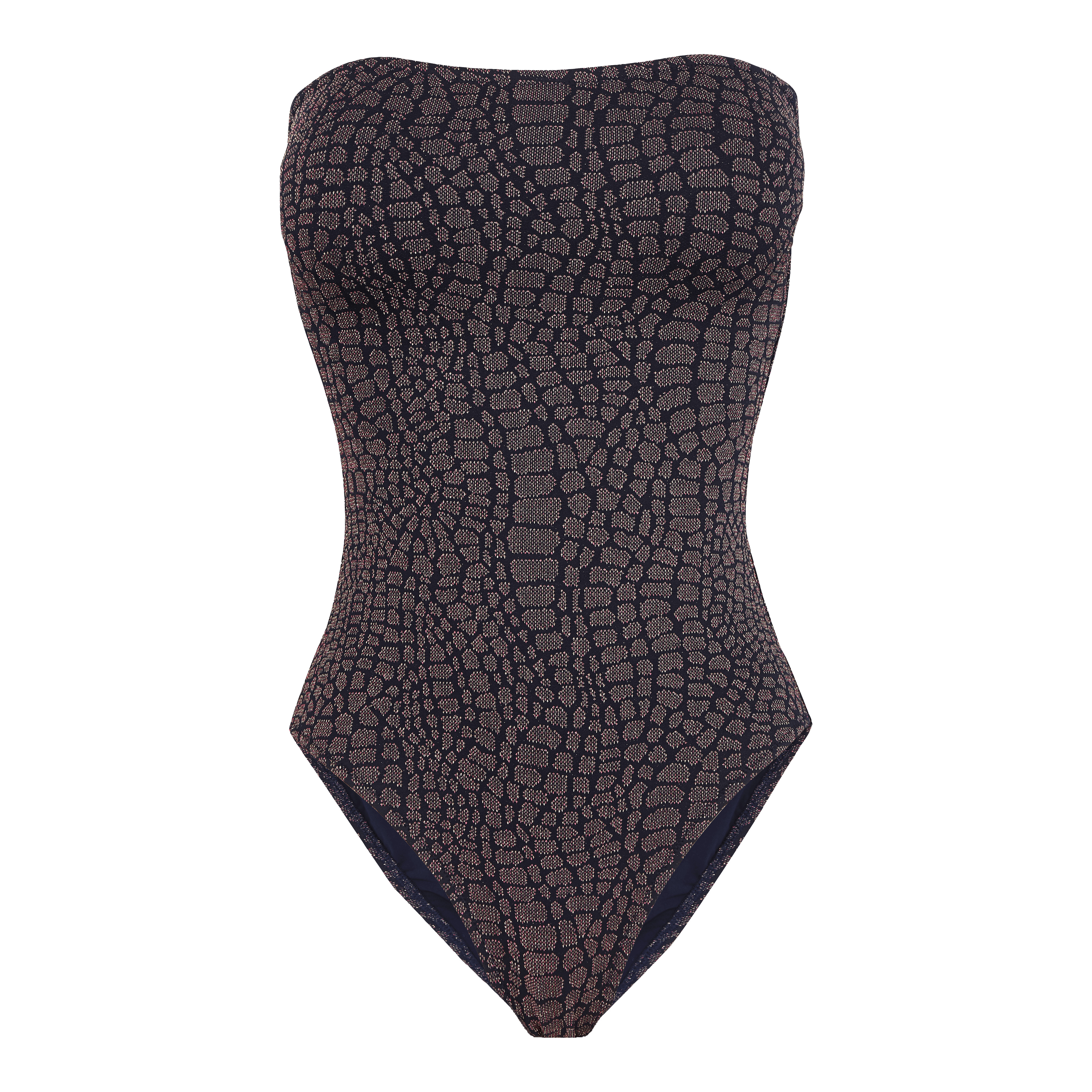 Women Shimmer Bustier One-Piece Swimsuit Modore - 2
