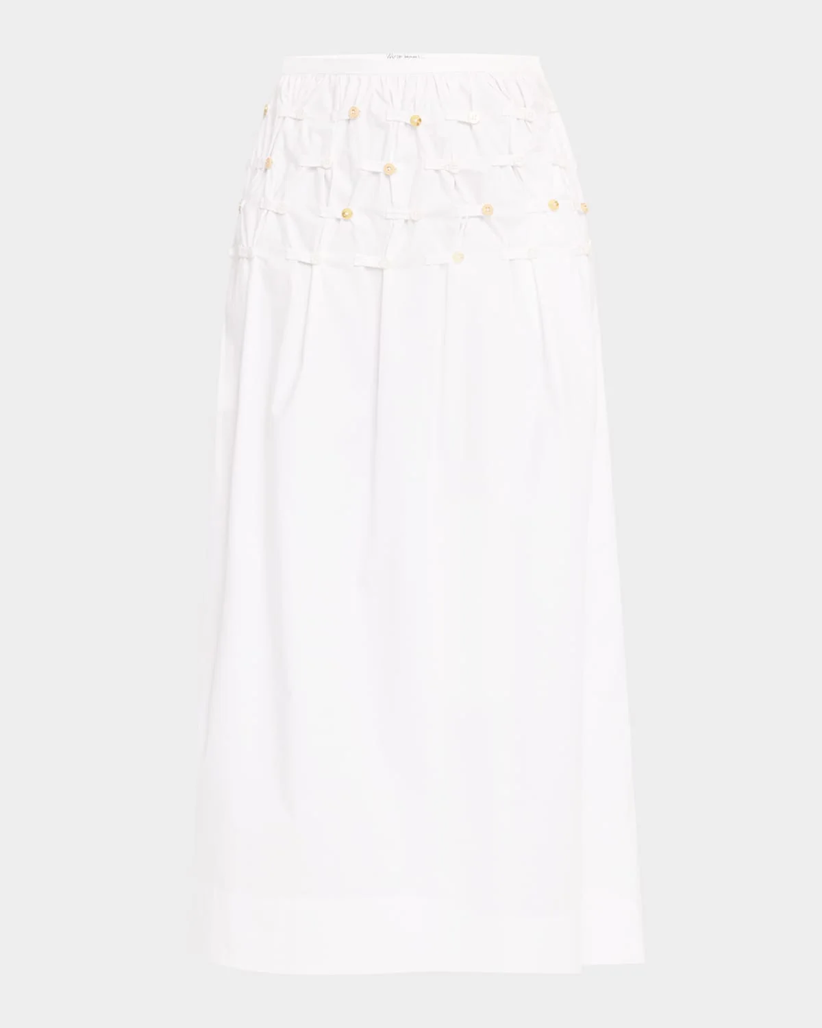 Button Maxi Skirt - 1
